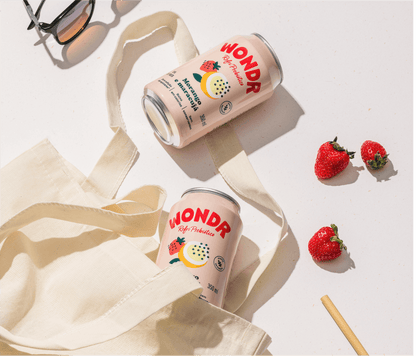 REFRIGERANTE WONDR MORANGO E MARACUJÁ 350ML